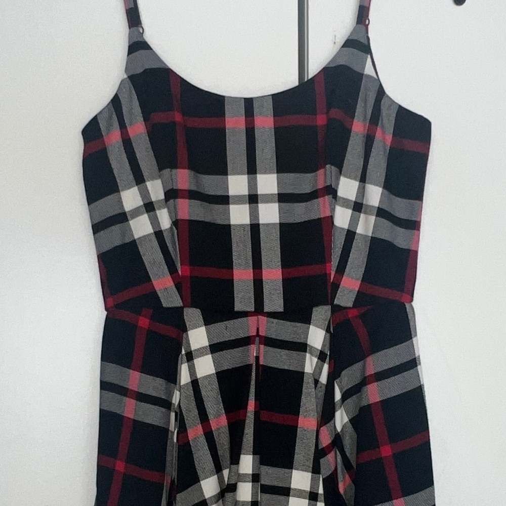 The Pretty Dress Company Black Red White Plaid Dress - Size 8